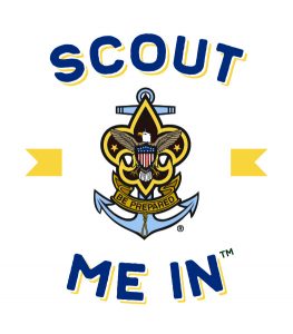Sea Scouts Scout Me In Logo