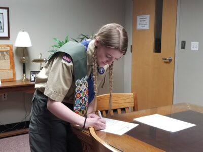 2022-05-23 GUIDE Eagle Scout Emily Roe